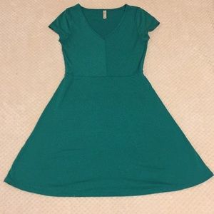 Green dress